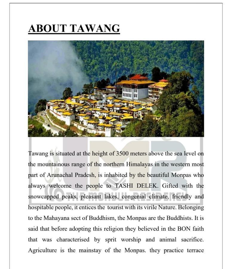 The Monyul Residency Hotell Tawang Exteriör bild
